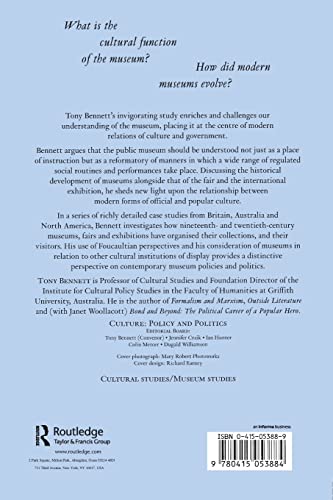 The Birth of the Museum: History, Theory, Politics (Culture: Policy and Politics)