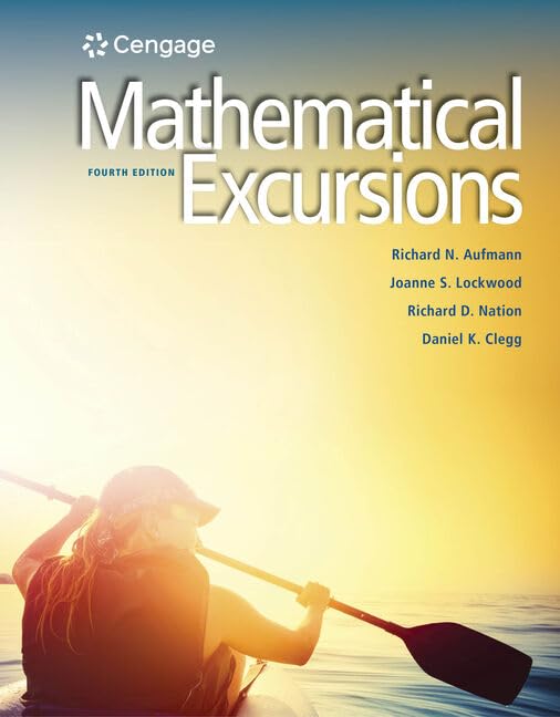 Mathematical Excursions, Fourth Edition