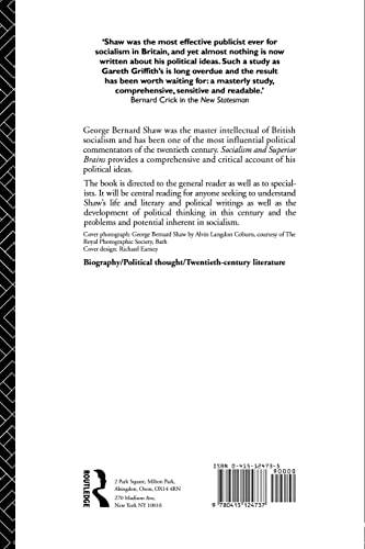 Socialism and Superior Brains: The Political Thought of George Bernard Shaw
