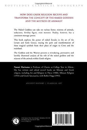 Goddess and the Warrior — back cover