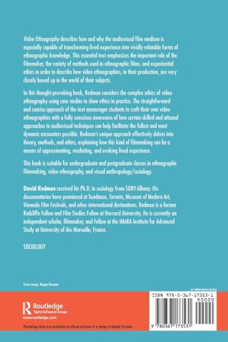 Video Ethnography: Theory, Methods, and Ethics
