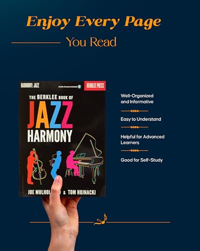 The Berklee Book of Jazz Harmony - Jazz Theory Guidebook Covering Basic Chord Types and Their Tensions - Jazz Book with Composition, Arranging, and Improvisation Studies