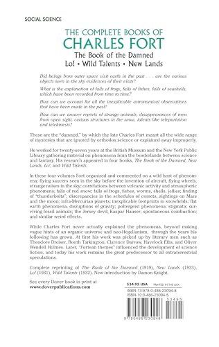 The Complete Books of Charles Fort: The Book of the Damned / Lo! / Wild Talents / New Lands