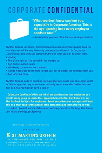 Corporate Confidential by Cynthia Shapiro