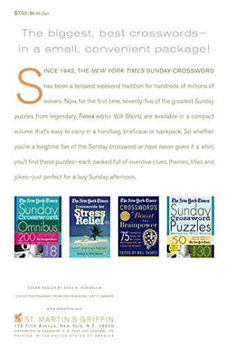 The New York Times Simply Sunday Crosswords: From the Pages of The New York Times