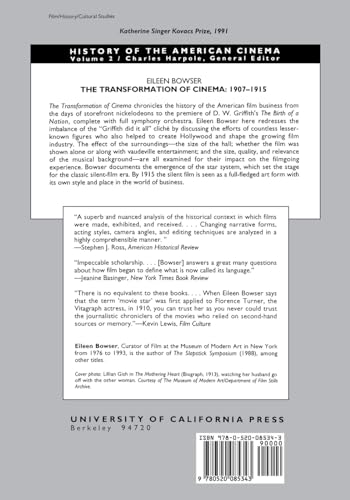 The Transformation of Cinema, 1907-1915 (History of the American Cinema) (Volume 2)