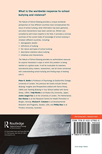The Nature of School Bullying