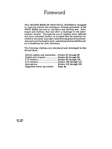 Practical Studies for Cornet and Trumpet, Bk 2