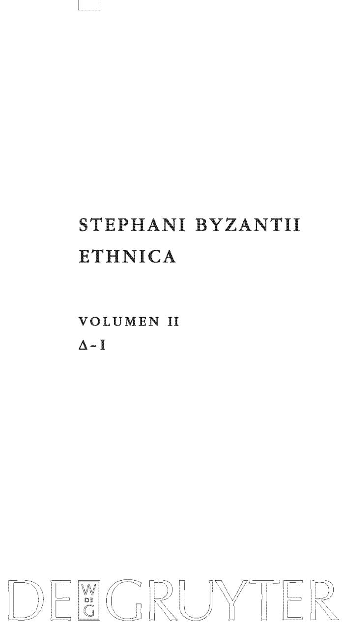 Delta - Iota (Corpus Fontium Historiae Byzantinae) (German Edition) (Corpus Fontium Historiae Byzantinae, 43)