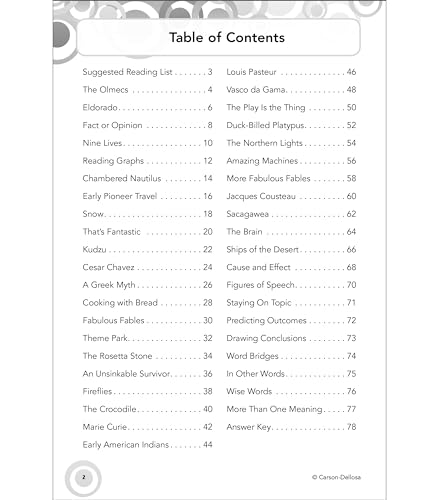 Carson Dellosa Skill Builders Reading Comprehension 5th Grade Workbook, Fiction and Nonfiction Passages, Greek Mythology, and More, Classroom or Homeschool Curriculum