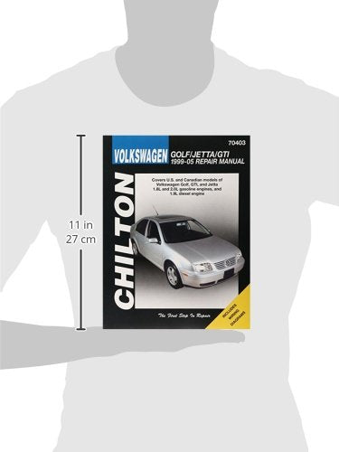 Volkswagen Golf/Jetta/GTI 1999-2005 Repair Manual by Chilton