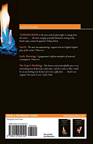 Bond Plays: 1: Saved; Early Morning; The Pope's Wedding (Contemporary Dramatists)