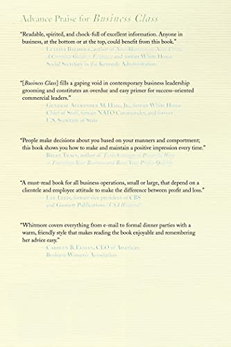 Business Class: Etiquette Essentials for Success at Work