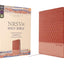 NRSVue, Holy Bible, Compact, Leathersoft, Peach, Comfort Print