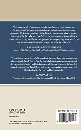 Mothering the Fatherland: A Protestant Sisterhood Repents for the Holocaust