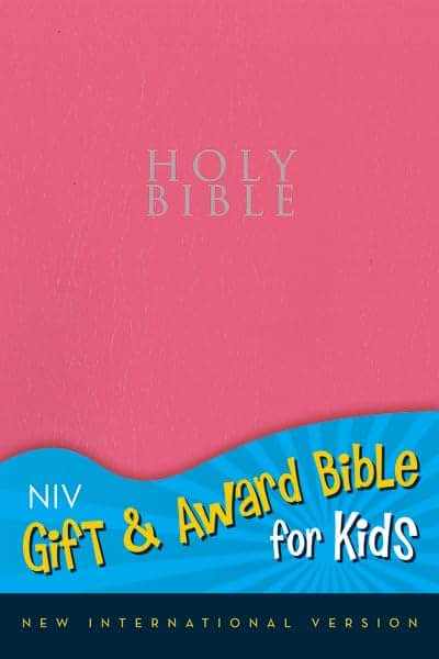 NIV, Gift and Award Bible for Kids, Leathersoft, Pink, Red Letter