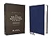 NIV, Side-Column Reference Bible (Deep Study at a Portable Size), Personal Size, Premium Goatskin Leather, Blue, Premier Collection, Art Gilded Edges, Comfort Print