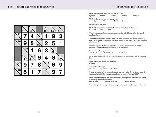 Mensa 10-Minute Brain Teasers: Brain-Training Tips, Logic Tests, and Puzzles to Exercise Your Mind (Mensa Brilliant Brain Workouts)