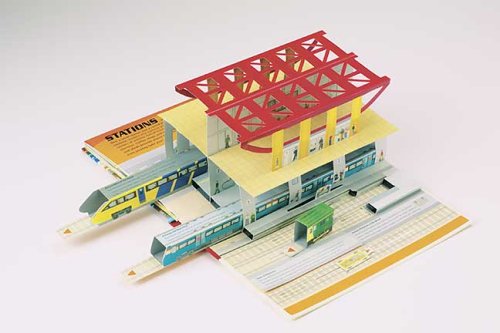 Trains: A Pop-Up Railroad Book — back cover
