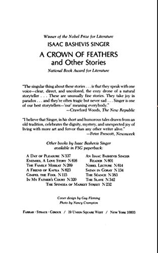 A Crown of Feathers: Stories by Singer, Isaac Bashevis