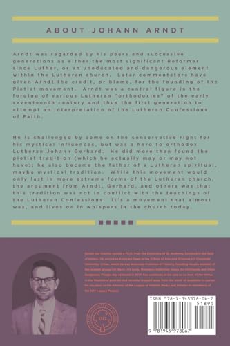 Johann Arndt: A Prophet of Lutheran Pietism
