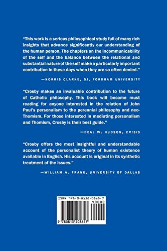 The Selfhood of the Human Person by Crosby, John F.
