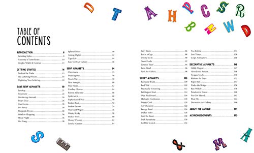 Lettering Alphabets & Artwork: Inspiring Ideas & Techniques for 60 Hand-Lettering Styles — back cover