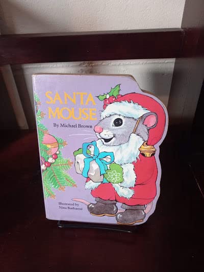 Santa Mouse (A Pudgy Pal Board Book) by Michael Brown