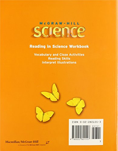 McGraw-Hill Science, Grade 3, Reading In Science Workbook (O