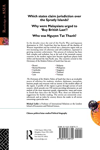 Dictionary of the Modern Politics of Southeast Asia