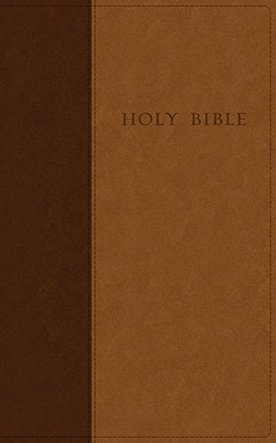 Premium Value Slimline Bible NLT, TuTone (LeatherLike, Brown