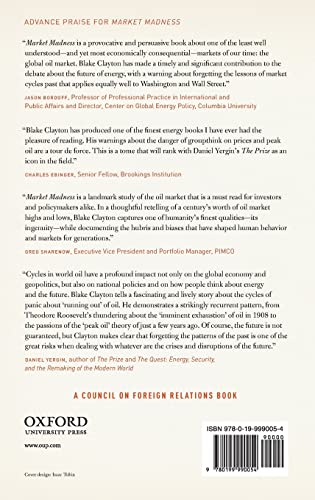 Market Madness: A Century of Oil Panics, Crises, and Crashes