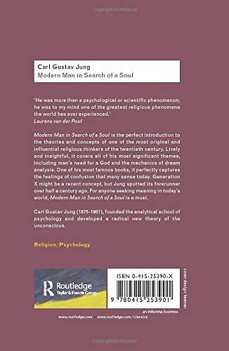 Modern Man in Search of a Soul (Routledge Classics) — back cover