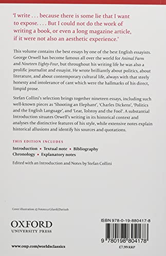 Selected Essays (Oxford World's Classics)