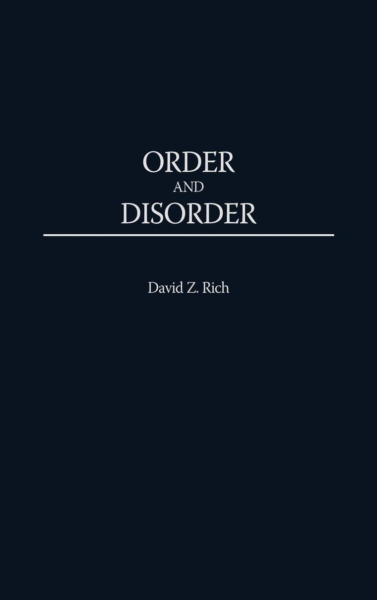 Order and Disorder: