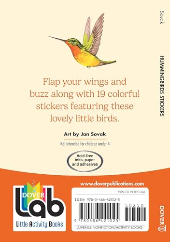 Hummingbirds Stickers (Dover Little Activity Books: Animals)