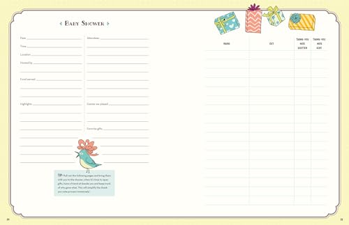 The Baby Keepsake Book and Planner