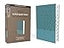 NIV, Super Giant Print Reference Bible (Font Size: 16.5-point), Leathersoft, Teal, Red Letter, Thumb Indexed, Comfort Print