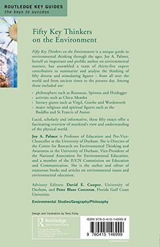 Fifty Key Thinkers on the Environment (Routledge Key Guides)