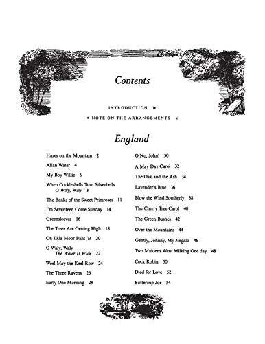 Folk Songs of England, Ireland, Scotland & Wales: Piano/Vocal/Guitar