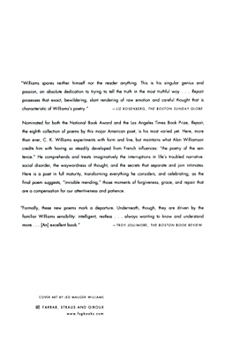 Repair: Poems
