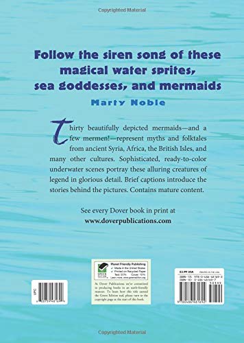 Mythical Mermaids Coloring Book (Dover Fantasy Coloring Books)