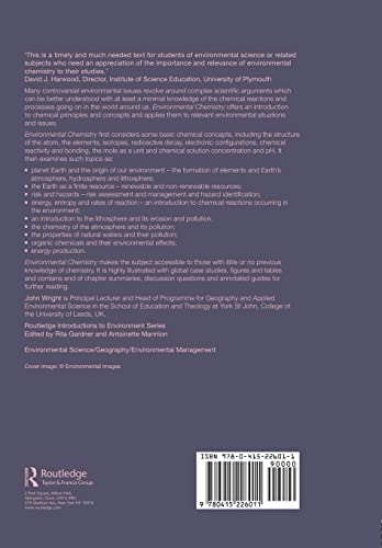 Environmental Chemistry (Routledge Introductions to Environment: Environmental Science)