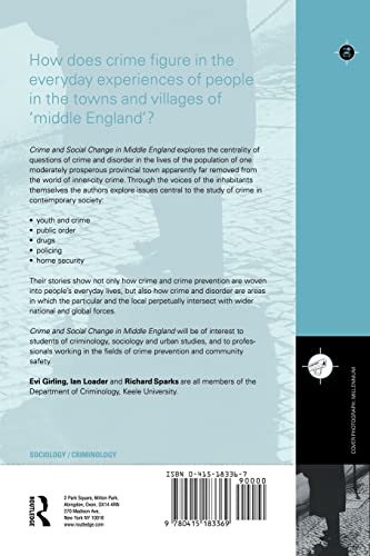 Crime and Social Change in Middle England: Questions of Order in an English Town
