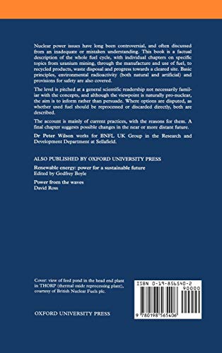 The Nuclear Fuel Cycle: From Ore to Waste (Oxford Science Publications)