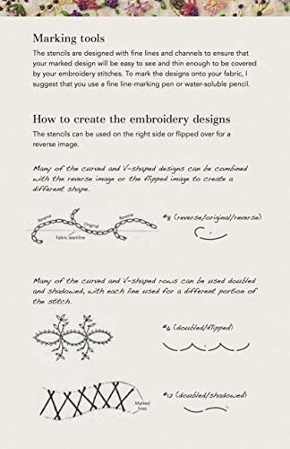 fast2mark Embroidery Stencils - Essential Collection: 90+ Easy-to-Mark Designs - Endless Combinations  Perfect for Crazy Quilting  Accurate Stitches & Spacing Every Time