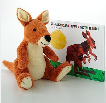 Eric Carle Does a Kangaroo Have a Mother Too? Book & Plush Toy 11" (Bundle) (Kohl's Cares)
