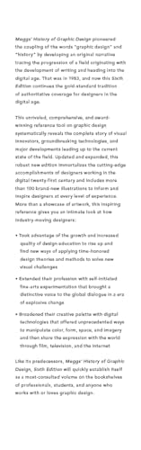 Meggs' History of Graphic Design by Meggs, Philip B.