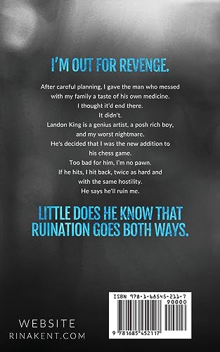 God of Ruin: A Dark College Romance (Legacy of Gods) — back cover