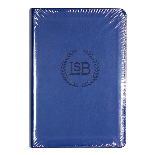 Legacy Standard Bible, Compact Edition - Paste-Down Blue Logo Faux Leather (LSB)
